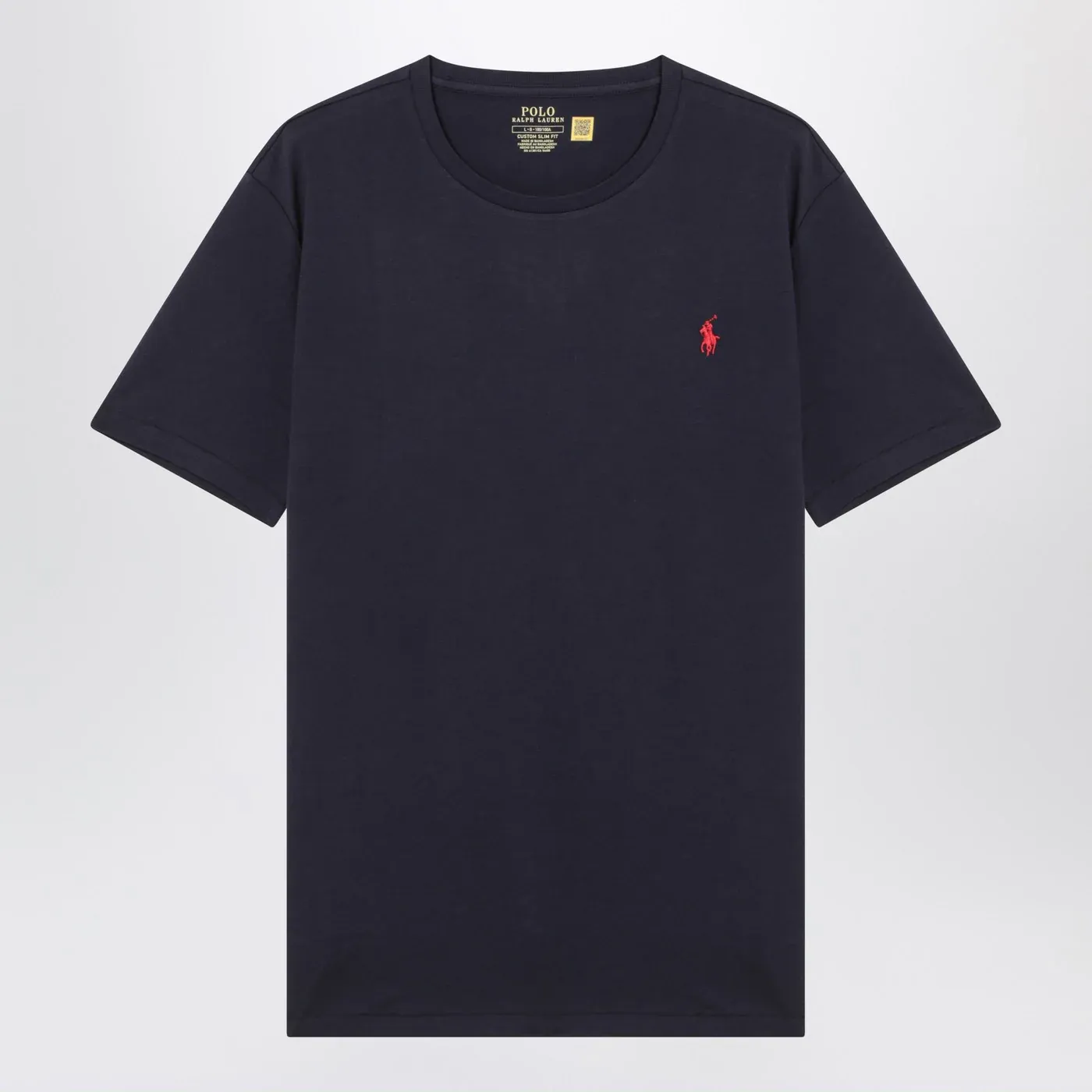 Polo Ralph Lauren T-shirt blue in cotton Custom Slim-Fit