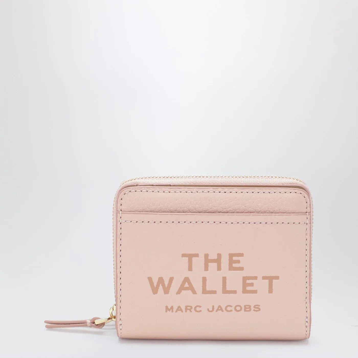 Marc Jacobs Mini pink full-grain leather wallet