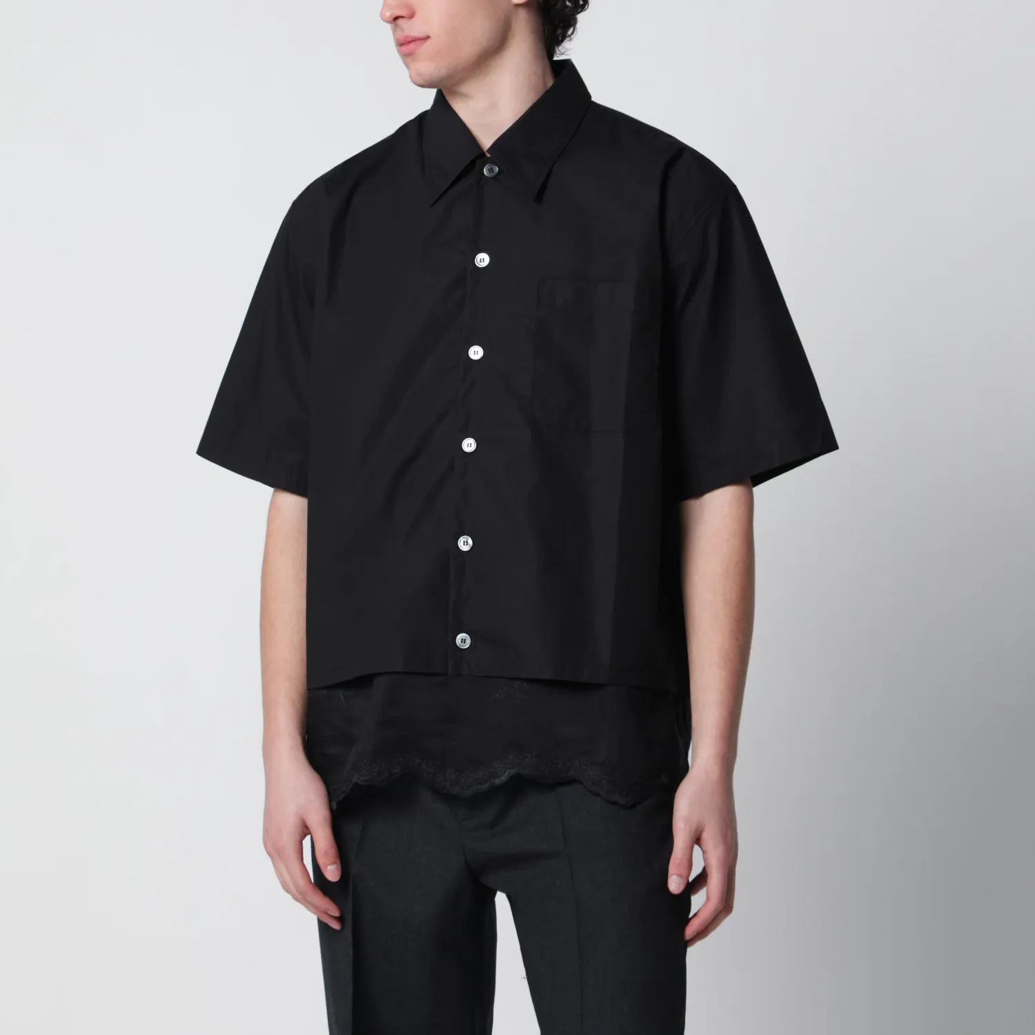 Our Legacy Every Shirt short-sleeved black shirt