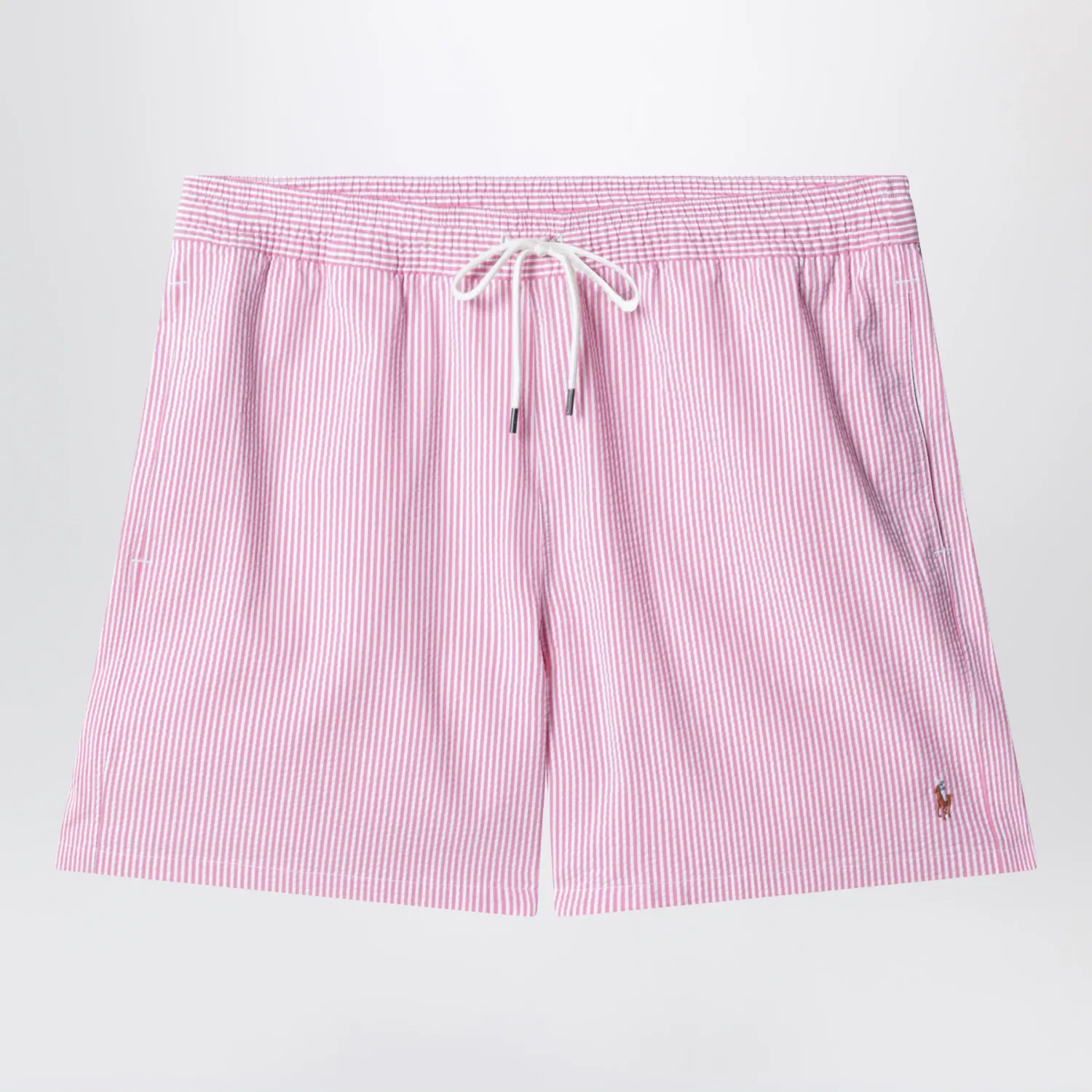 Polo Ralph Lauren Traveler striped white/pink swim shorts