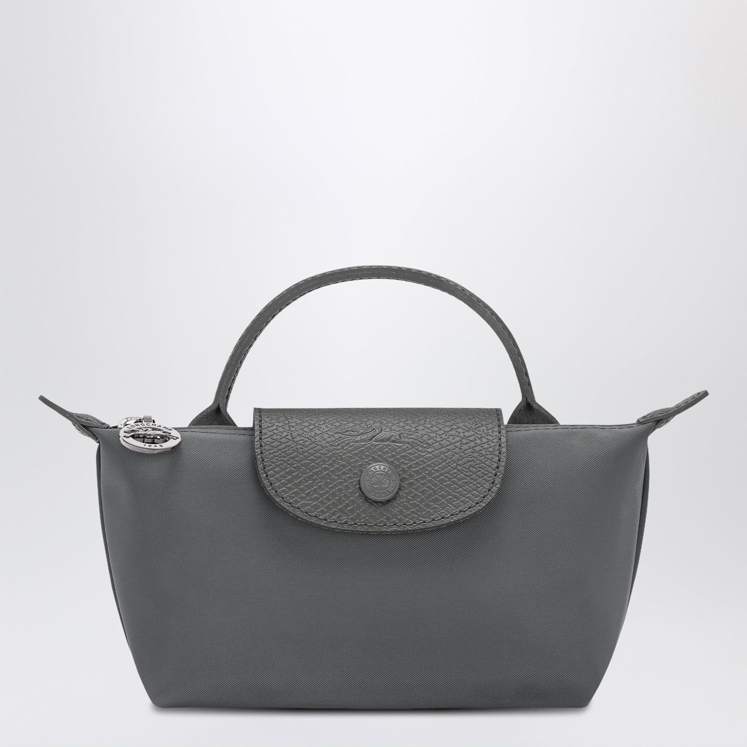 Longchamp Anthracite grey pochette Le Pliage One