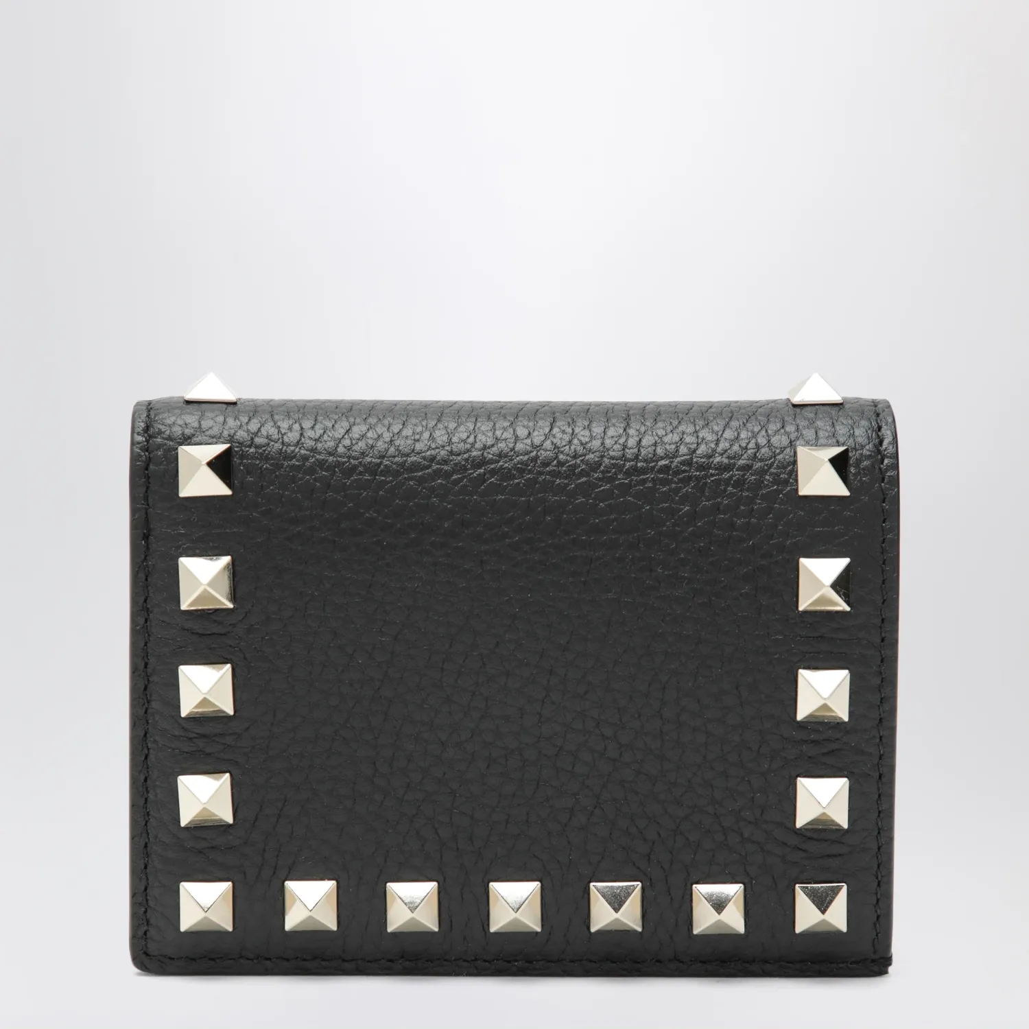 Valentino Garavani Black Rockstud leather wallet