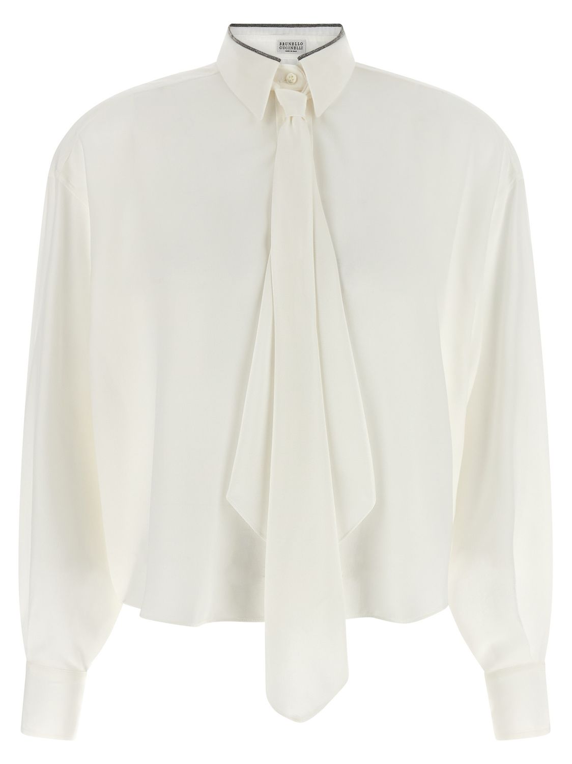 Brunello Cucinelli Shiny Collar Shirt