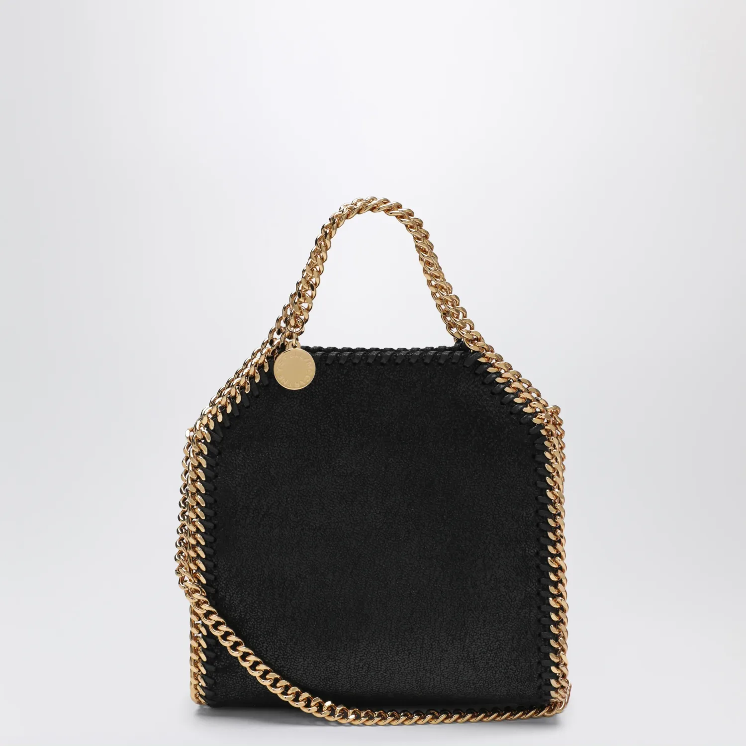 Stella McCartney Black Falabella Tote bag micro