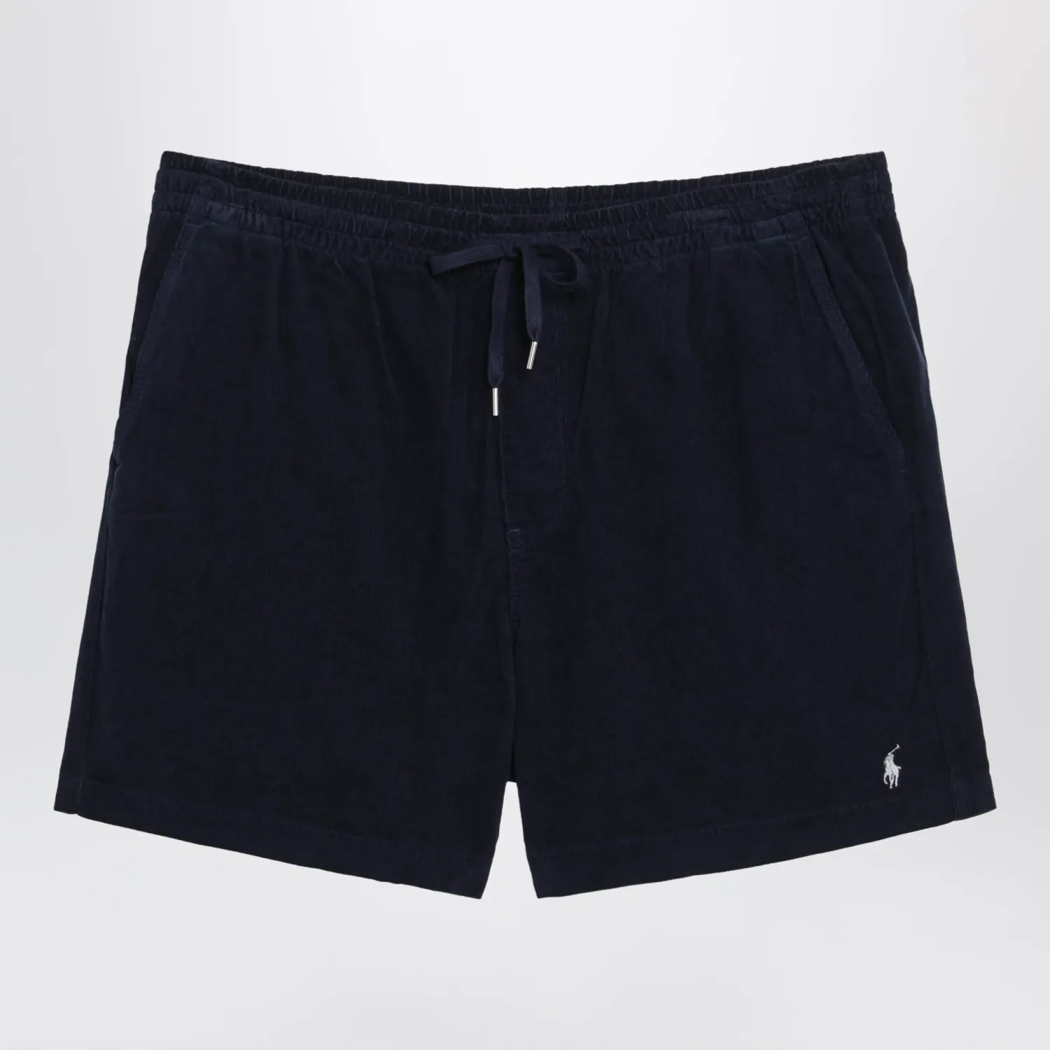 Polo Ralph Lauren Navy ribbed Classic-Fit shorts