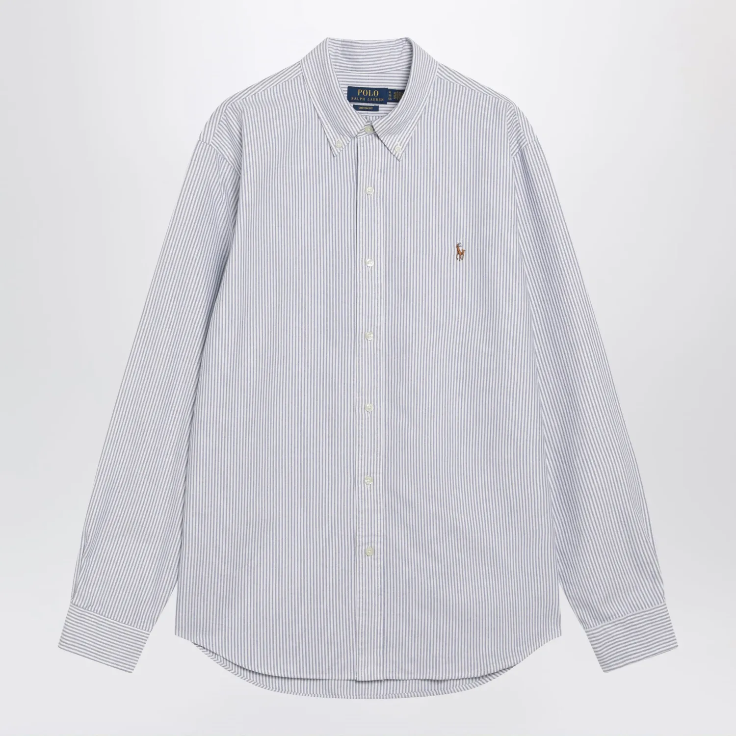Polo Ralph Lauren Light blue/white striped Oxford Custom-Fit shirt