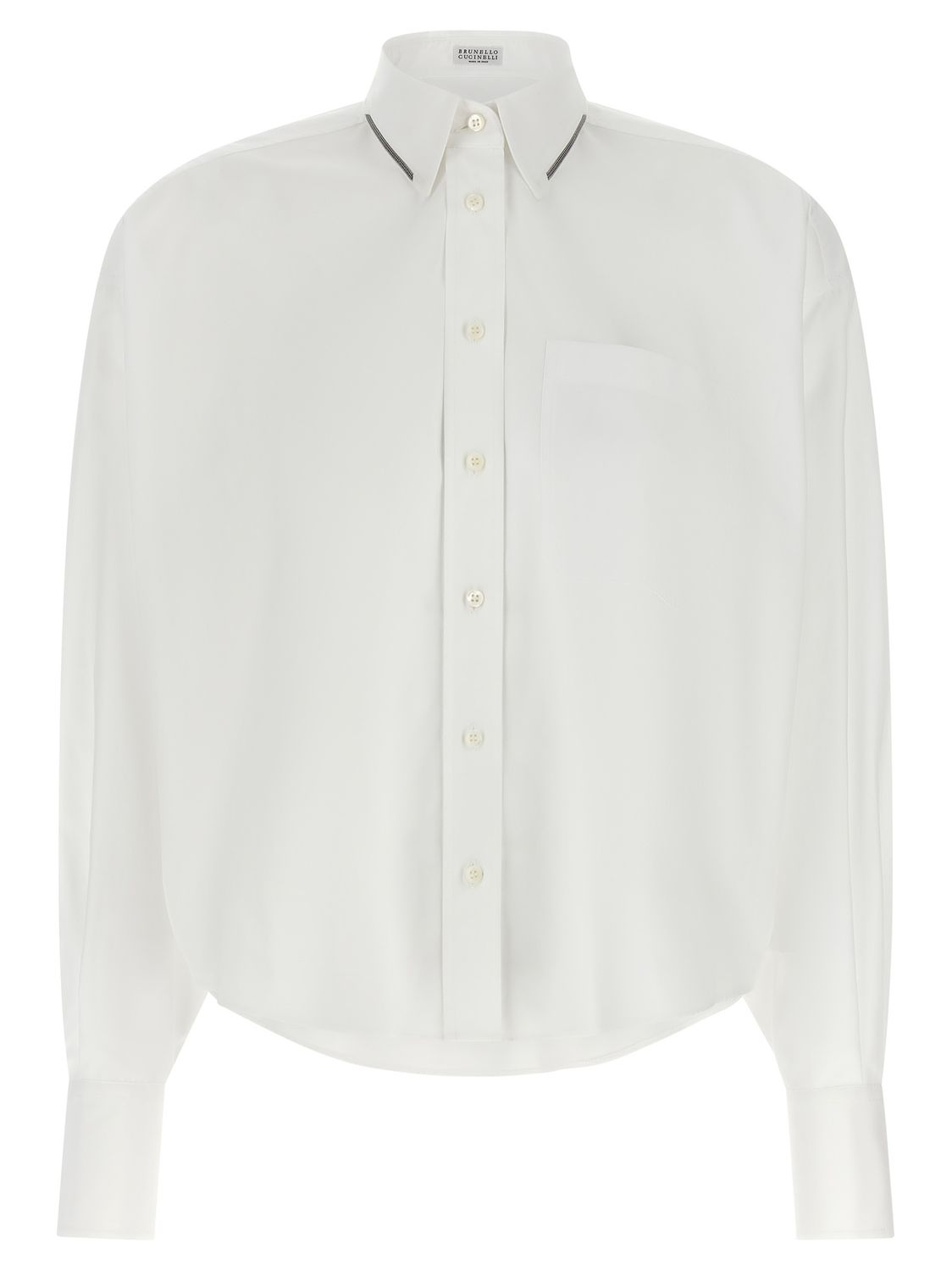 Brunello Cucinelli Shiny Trim Shirt