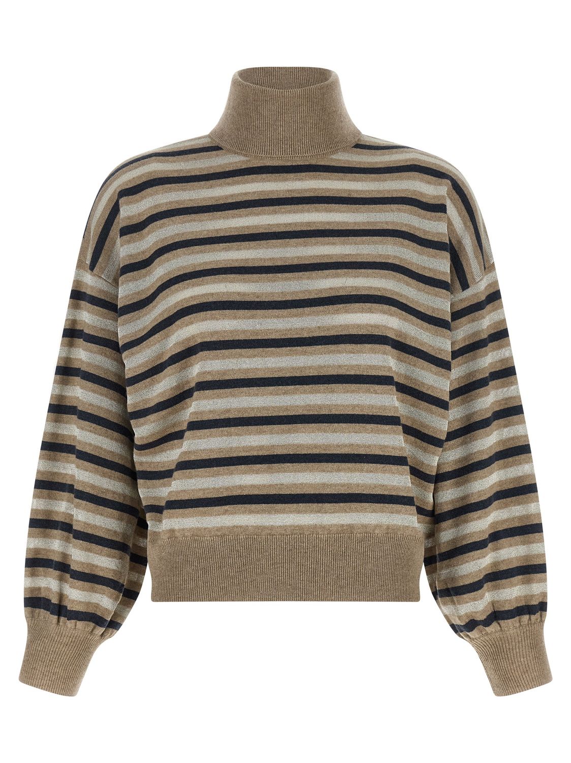 Brunello Cucinelli Sparkling Stripes Sweater