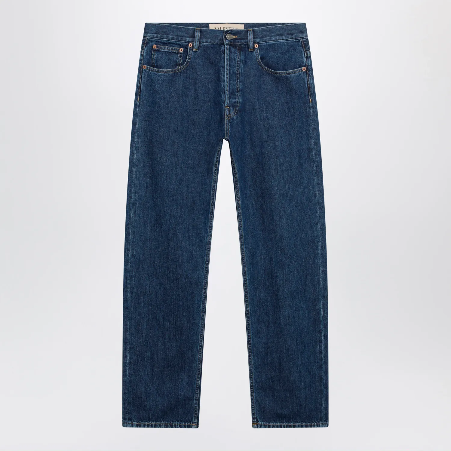 Valentino Blue jeans with Vlogo detail