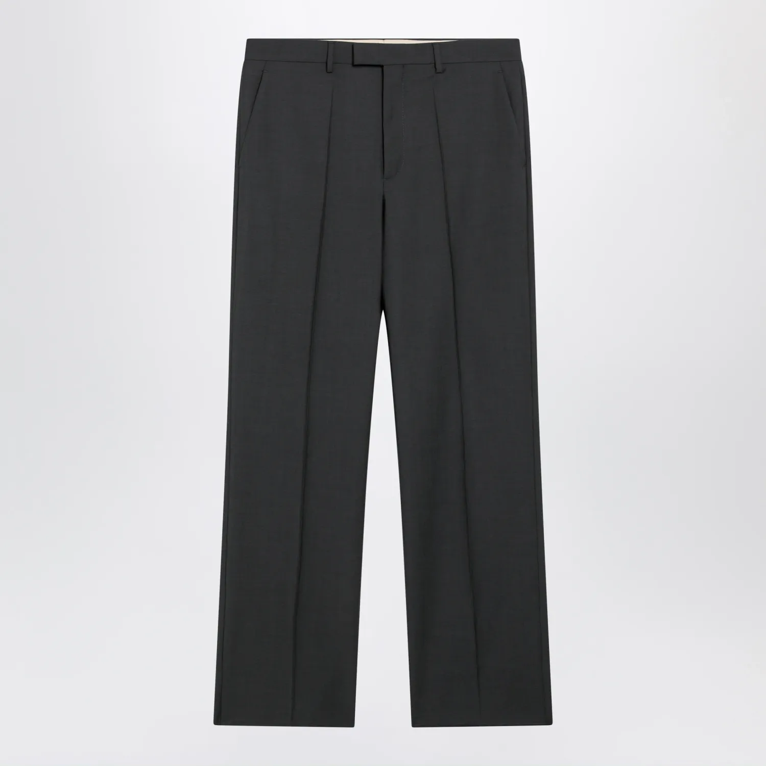 Valentino Gray wool-blend pants