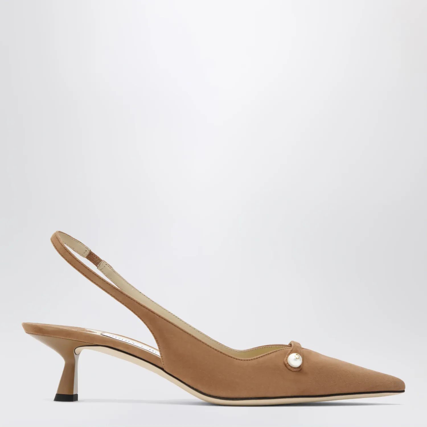 Jimmy Choo Amita 45 slingbacks in toffee suede