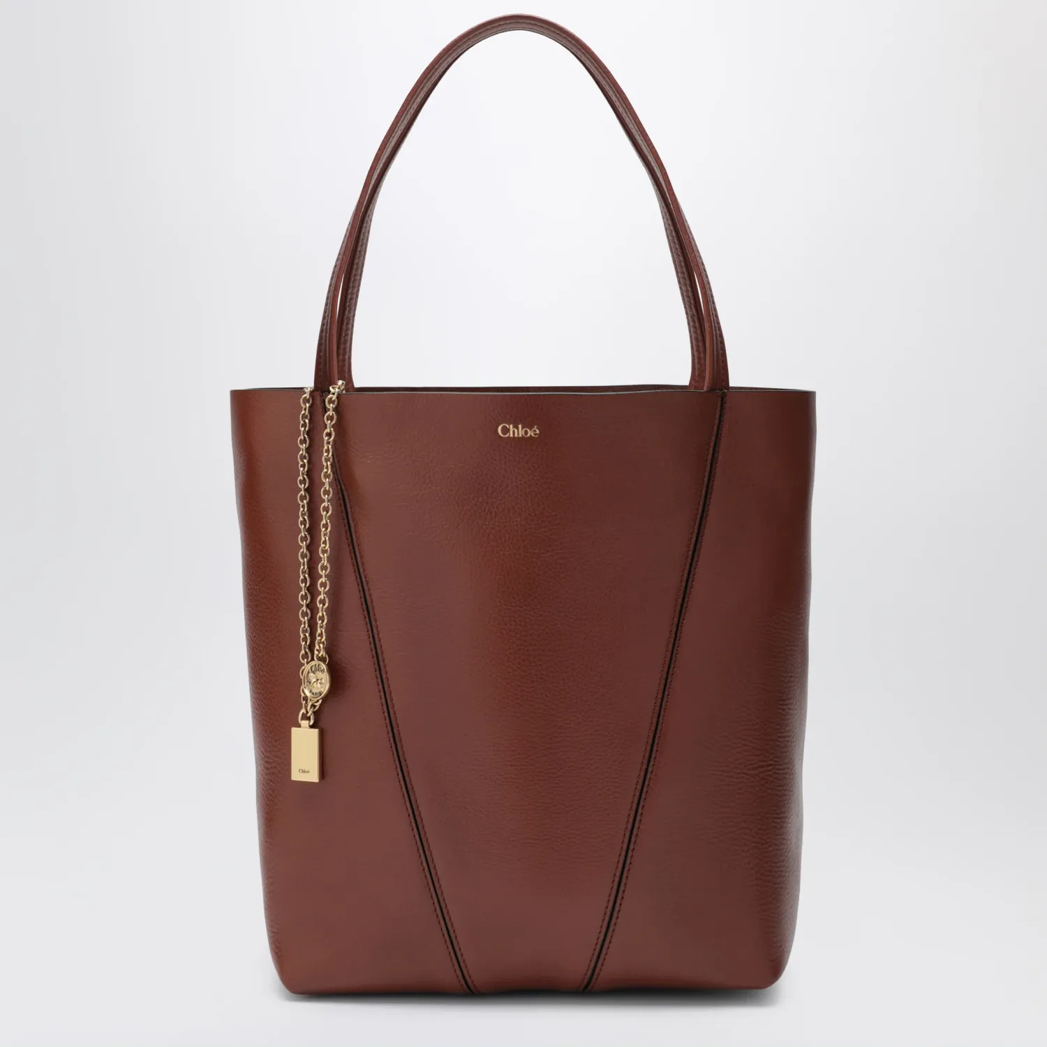 Medium brown Chloé Spin Tote Bag