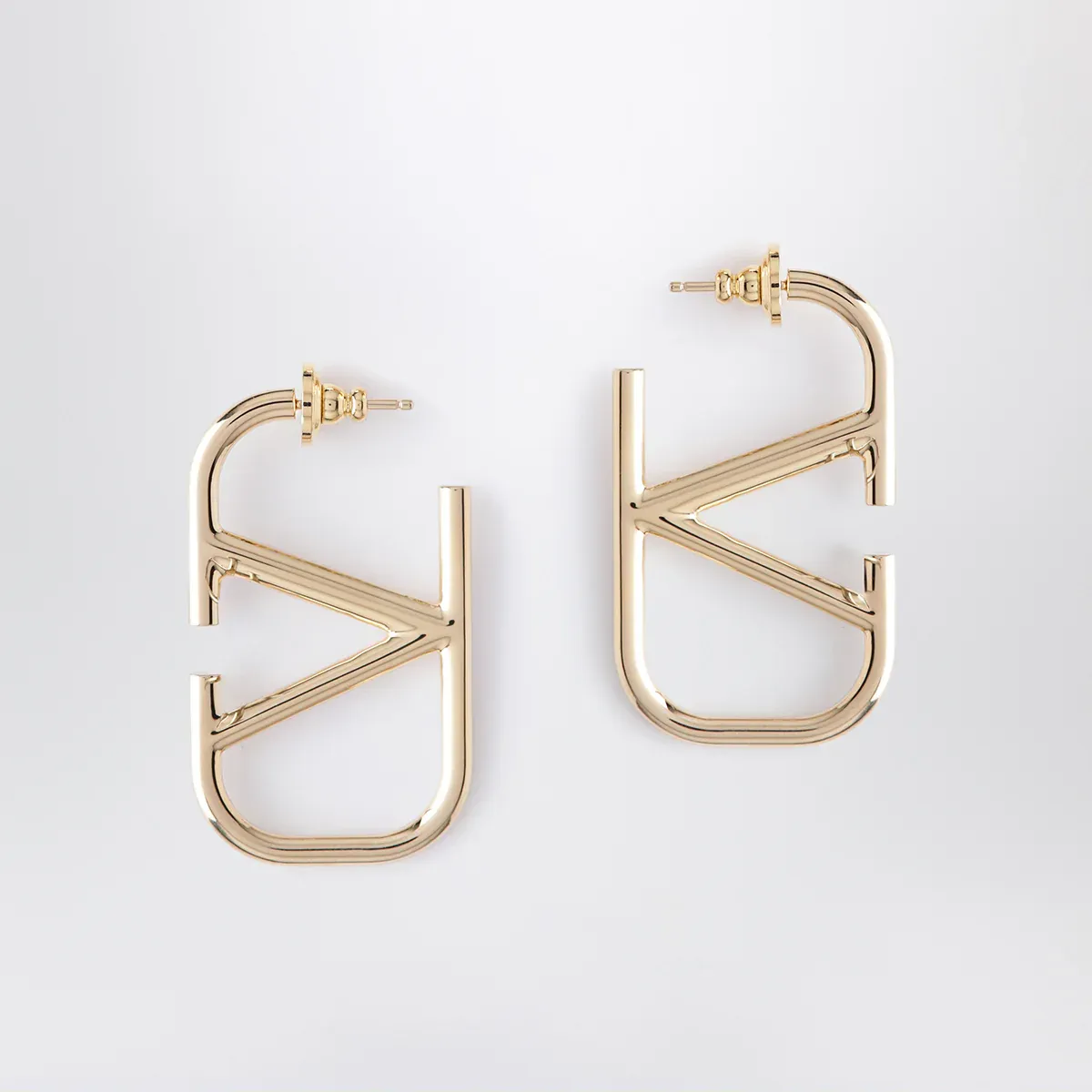 Valentino Garavani VLogo Signature earrings in gold-tone metal