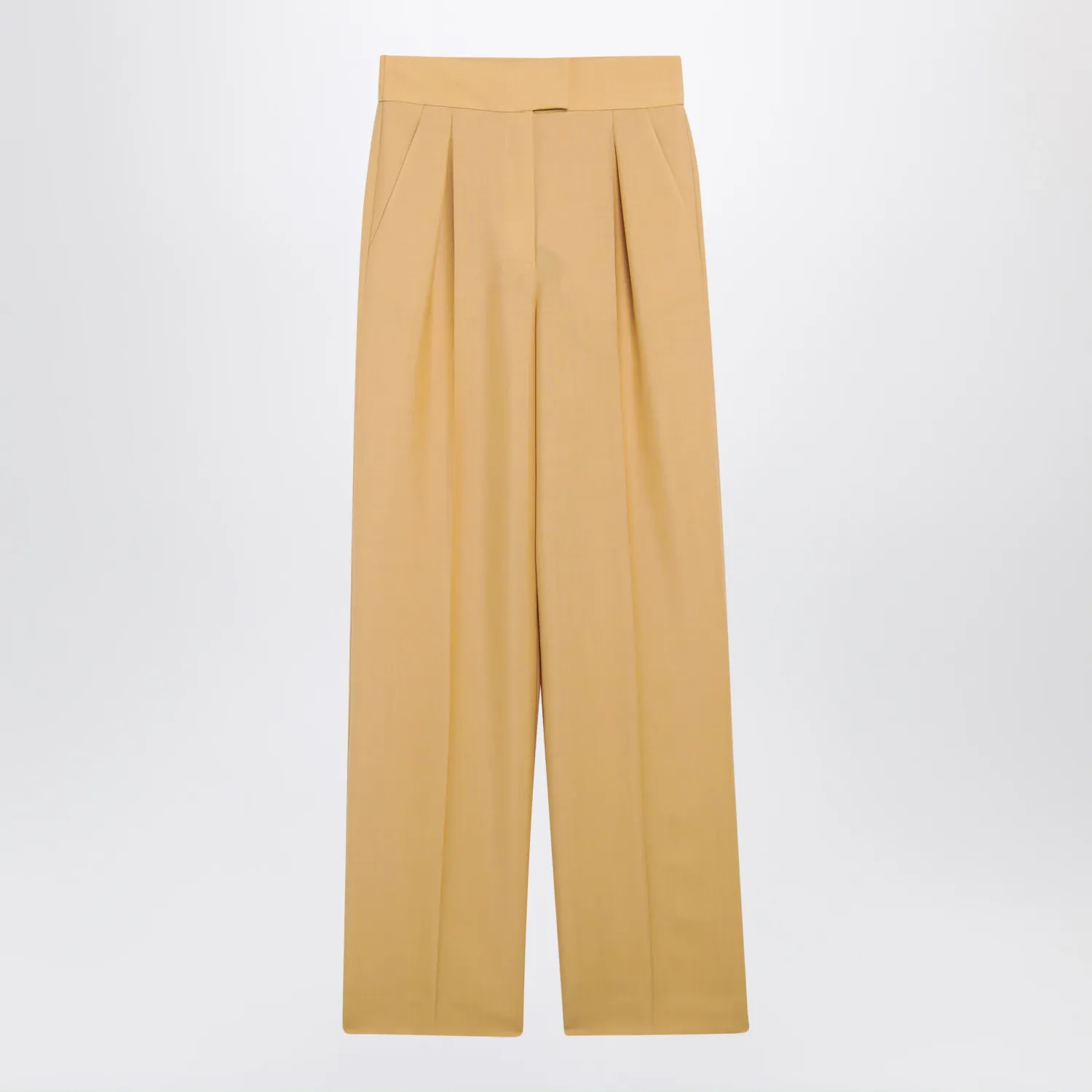 Valentino British Mohair trousers in ochre