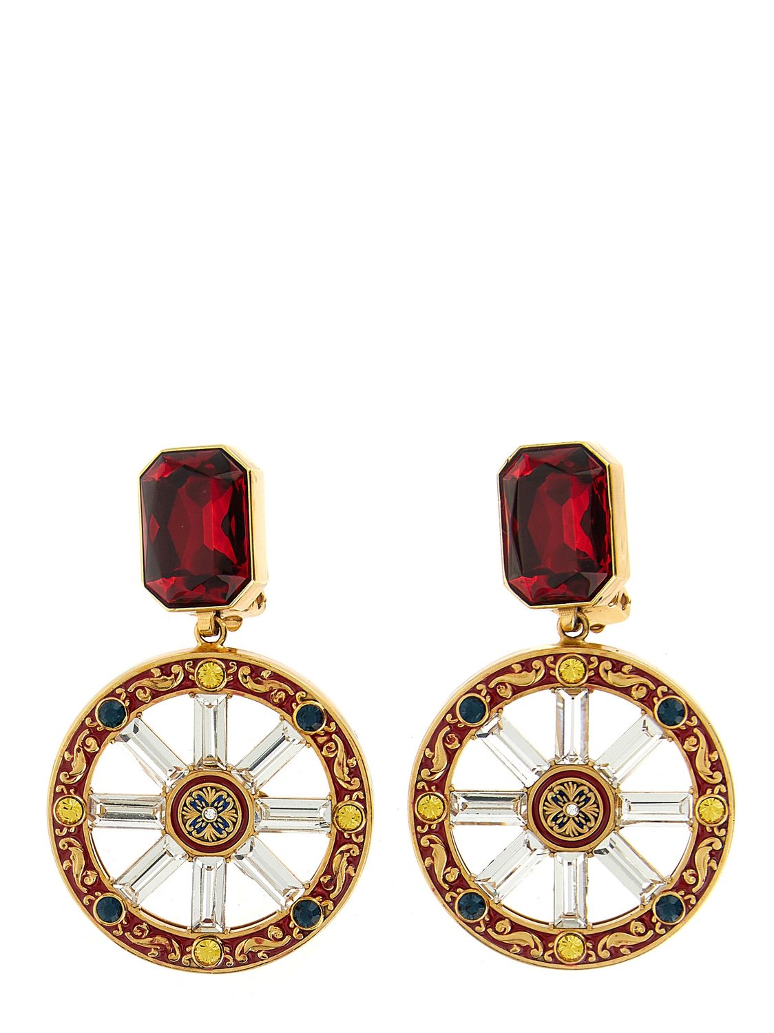 Dolce &amp; Gabbana Ruota Carretto Earrings