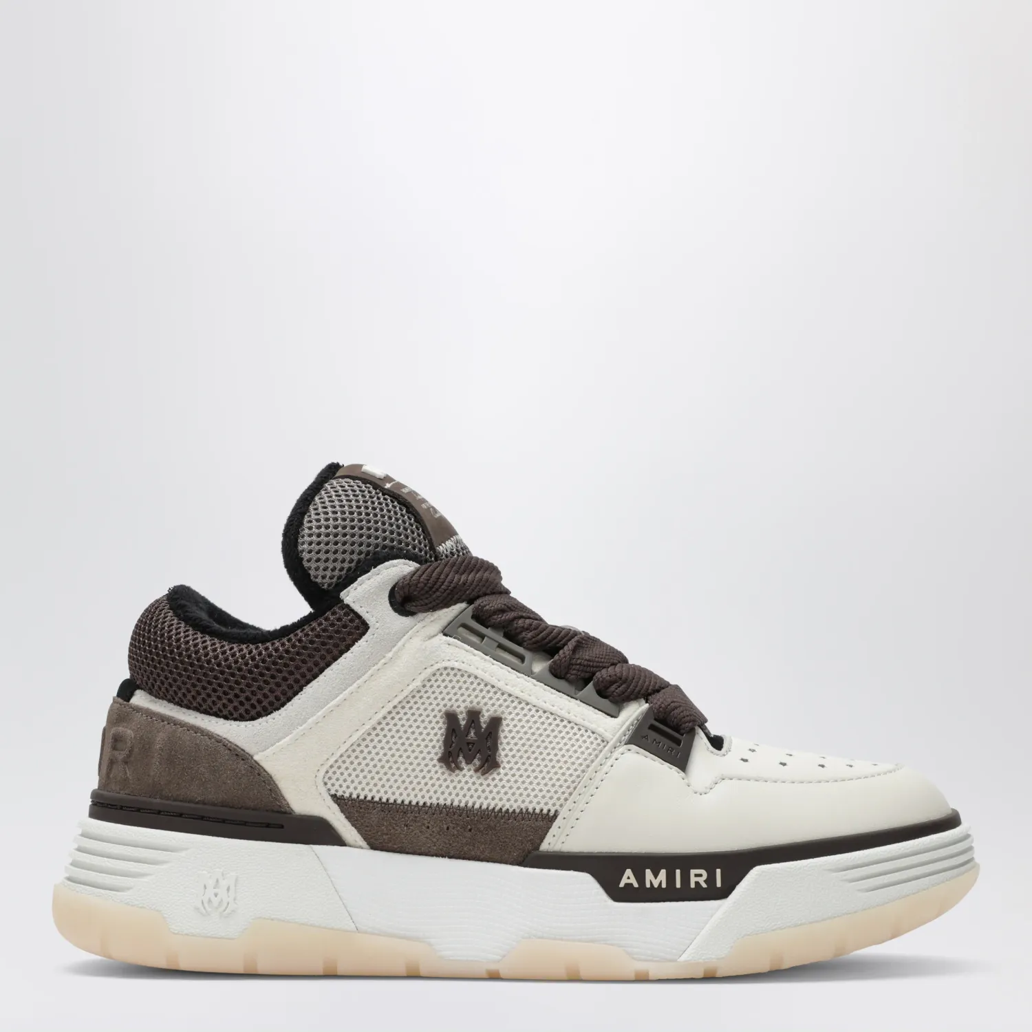 AMIRI MA-1 leather sneakers in brown