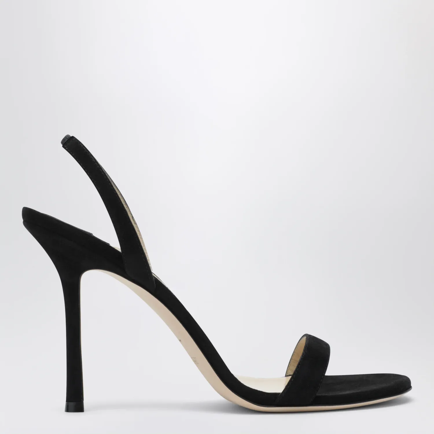 Jimmy Choo Jenn 100 black suede sandals