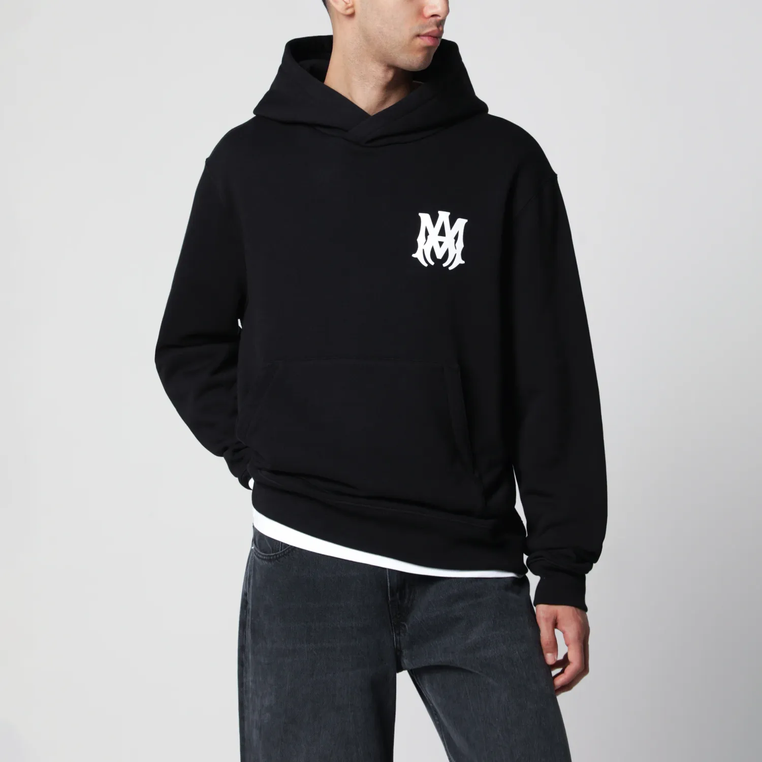 AMIRI Black hoodie with logo
