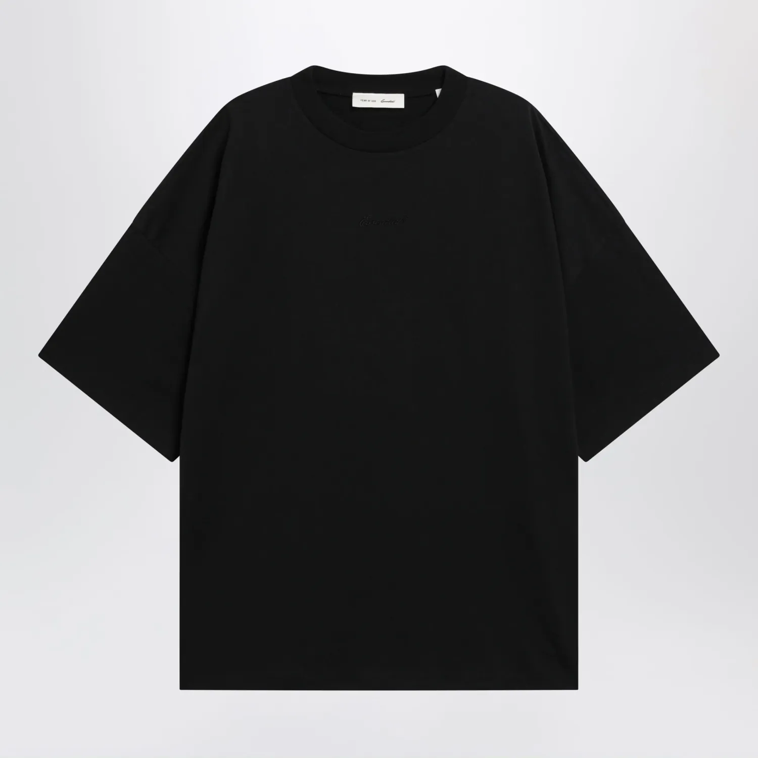 Fear of God Essentials Signature 90s oversized cotton T-shirt in black
