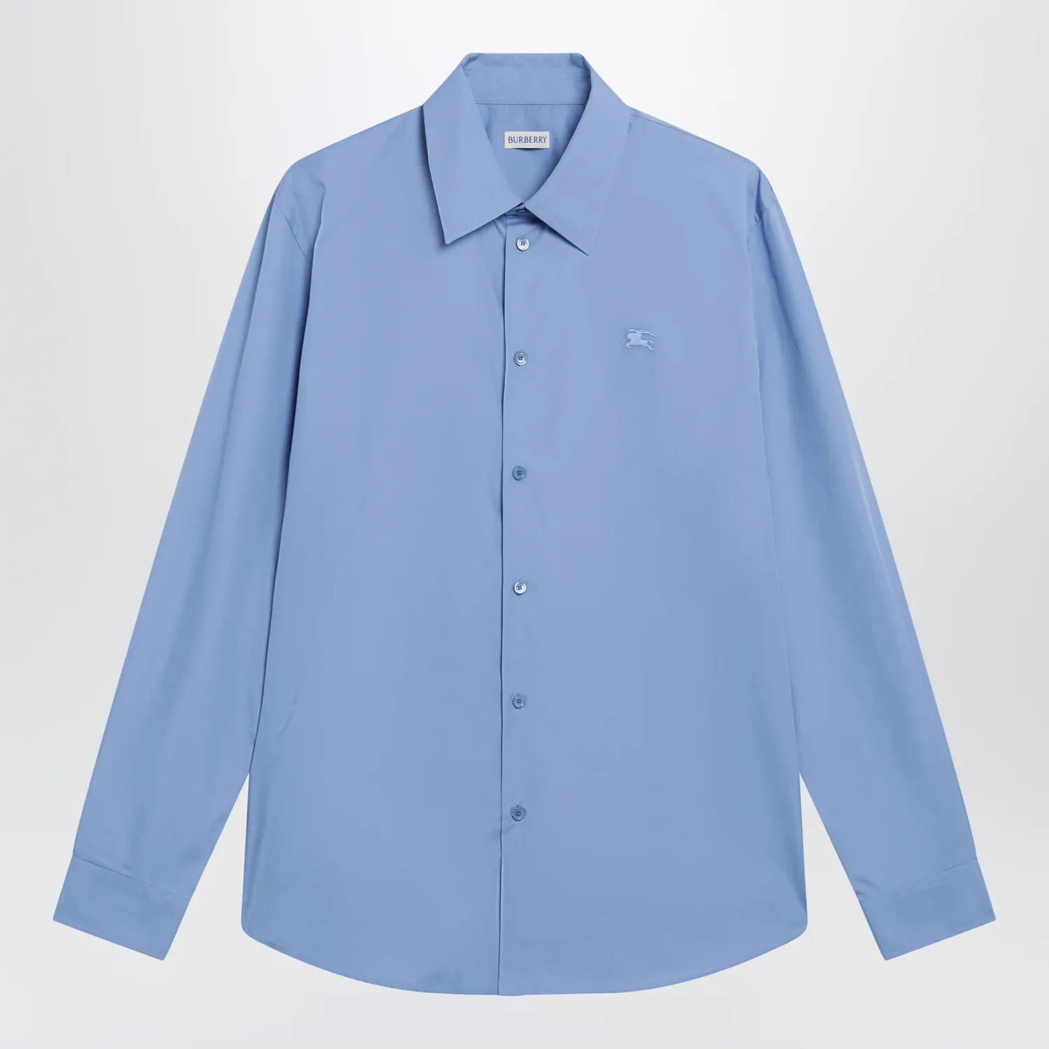 Burberry Cornflower blue cotton poplin shirt