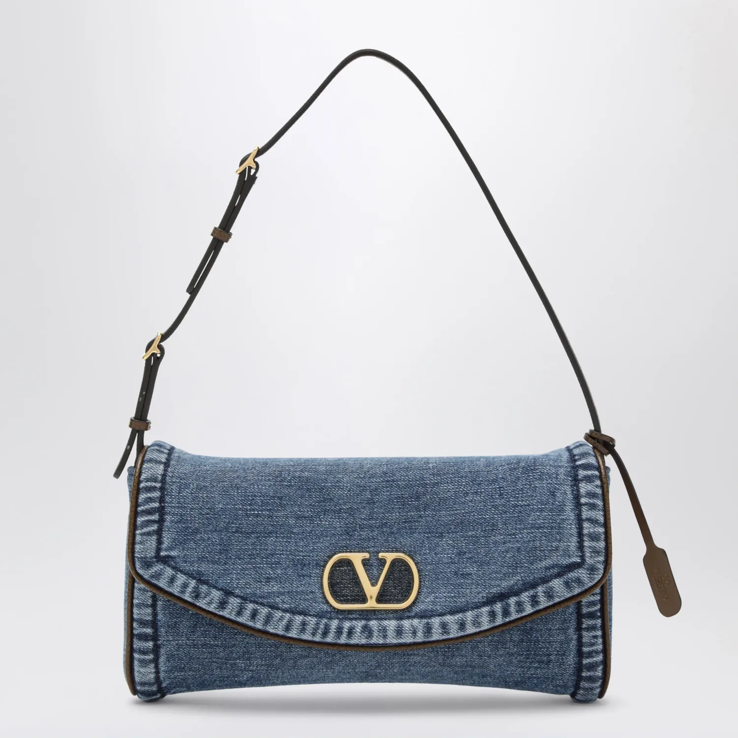 Valentino Garavani Small DeVain denim shoulder bag