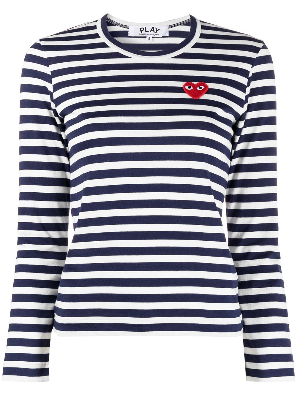 Comme Des GarÃ§ons Striped cotton t-shirt