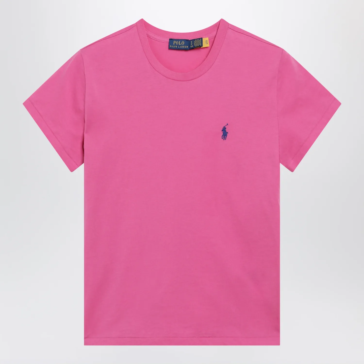 Polo Ralph Lauren Polo Pony cotton crewneck T-shirt in accent pink