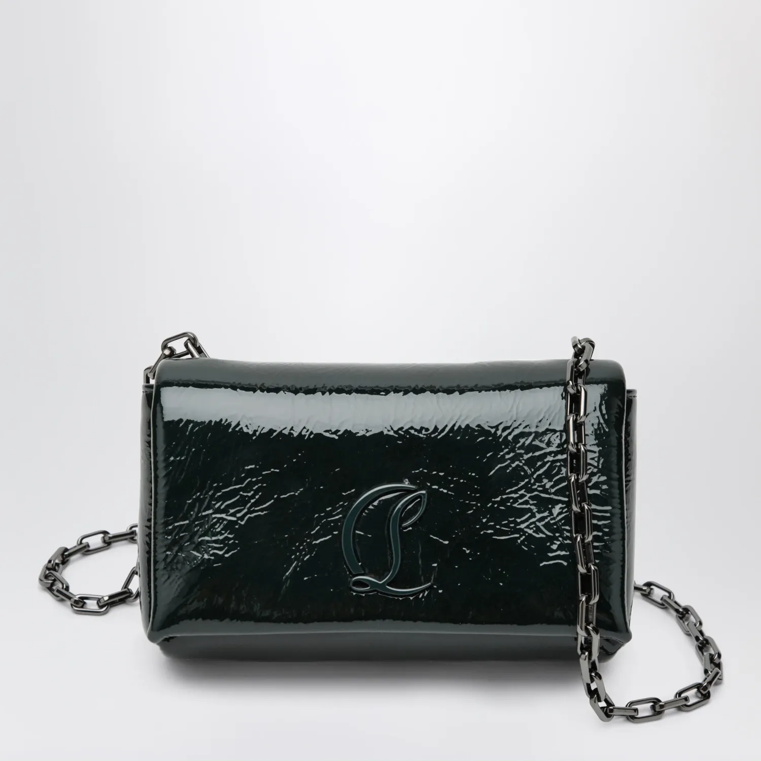 Christian Louboutin Loubi 54 large flap shoulder bag Tropical
