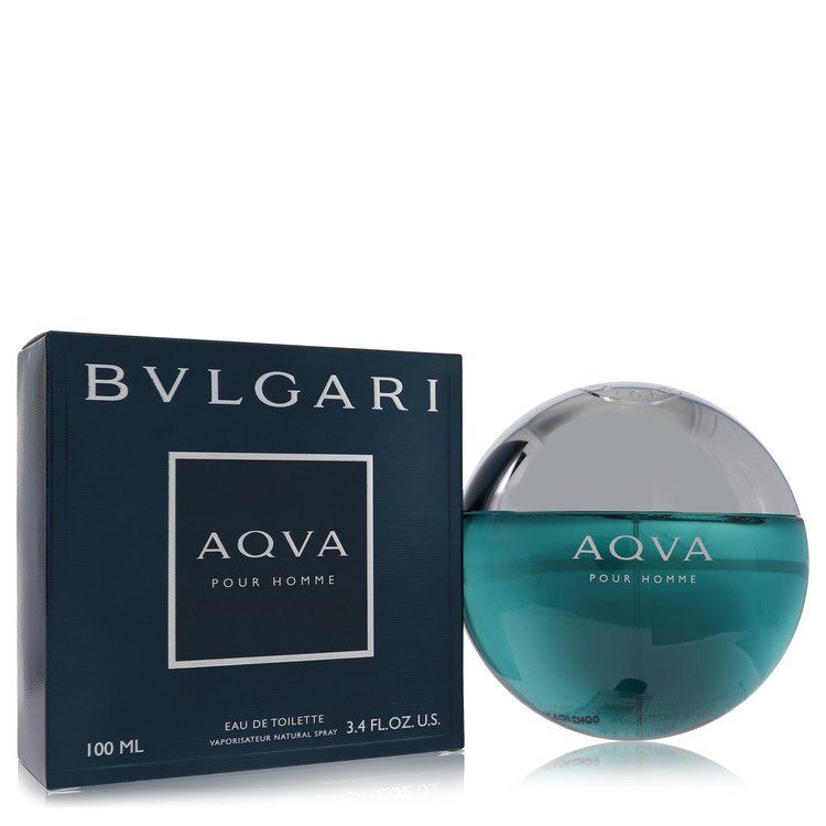 Aqua Pour Homme by Bvlgari Eau de Toilette for Men 3.3 oz (100 ml)