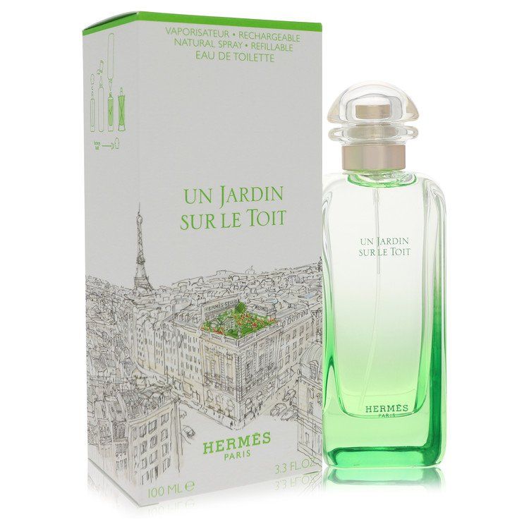 Un Jardin Sur Le Toit by Hermes Eau de Toilette for Women 3.3 oz (100 ml)
