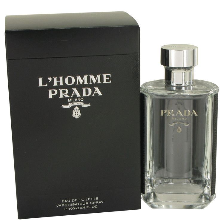 Prada L'homme Eau de Toilette for Men 3.4 oz (100 ml)