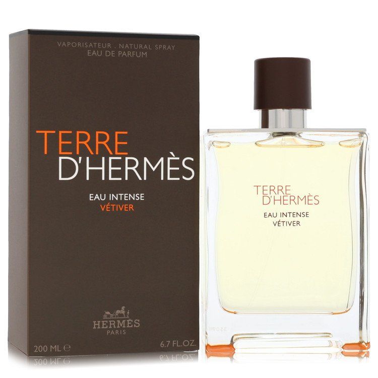Terre D'hermès Eau Intense Vetiver Eau De Parfum Spray 6.8 oz for Men