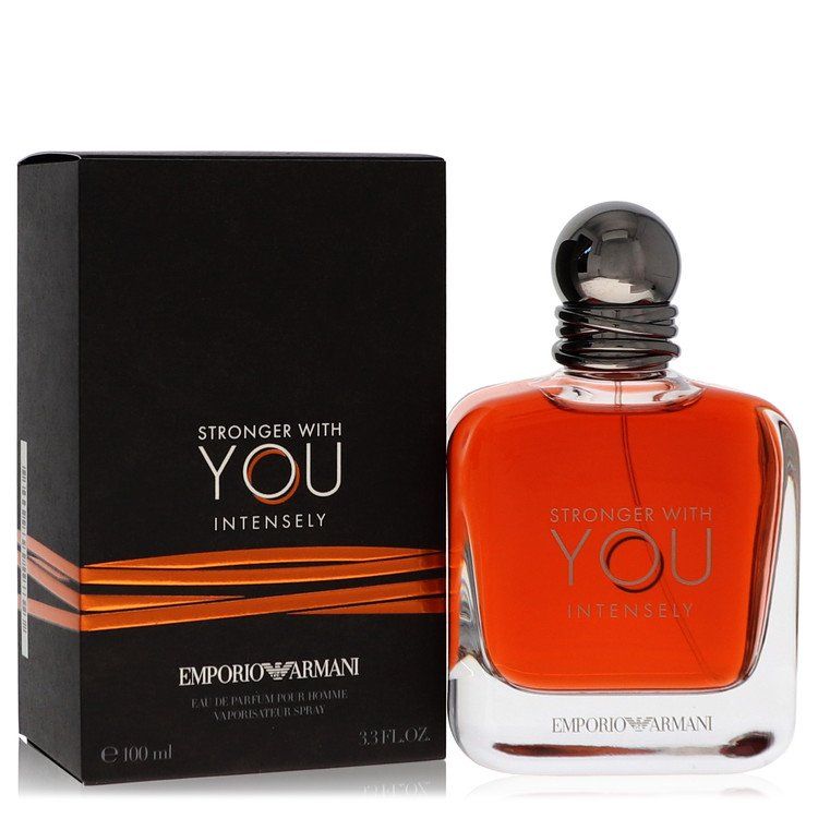 Stronger With You Intensely by Giorgio Armani Eau de Parfum for Men 3.4 oz (100 ml)