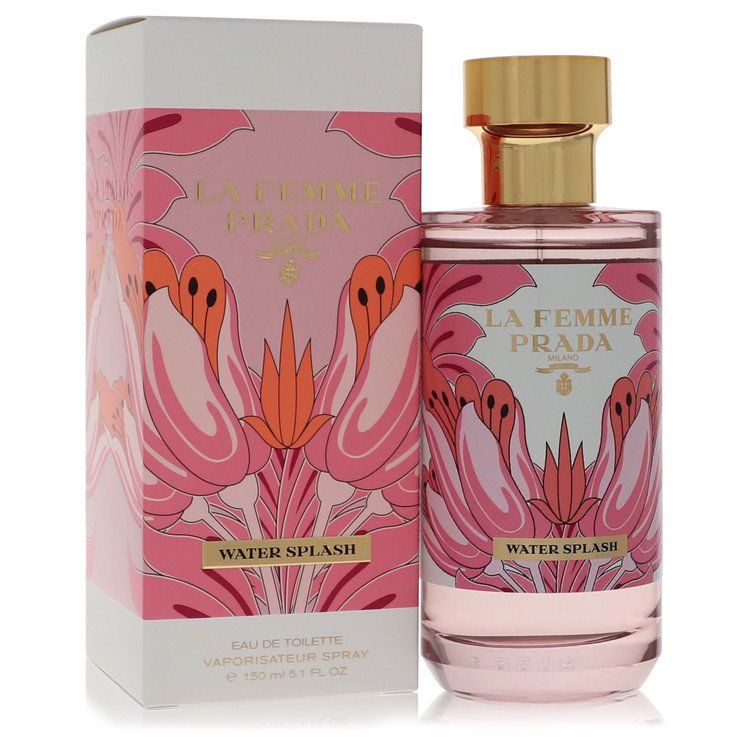 Prada La Femme Water Splash Eau de Toilette for Women 5.1 oz (150 ml)
