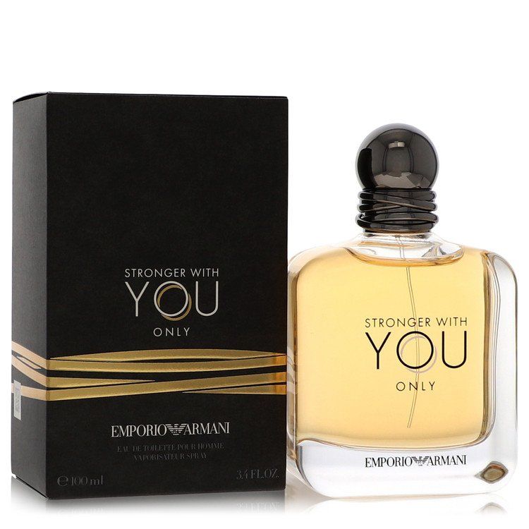 Stronger With You Only by Giorgio Armani Eau de Toilette for Men 3.4 oz (100 ml)