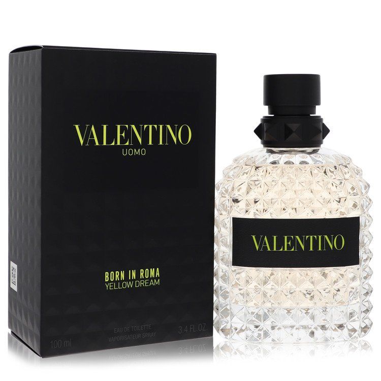 Valentino Uomo Born In Roma Yellow Dream Eau de Toilette for Men 3.4 oz (100 ml)