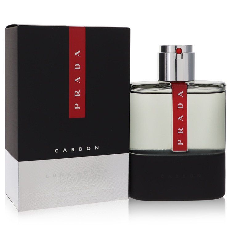 Prada Luna Rossa Carbon Eau de Toilette for Men 3.4 oz (100 ml)