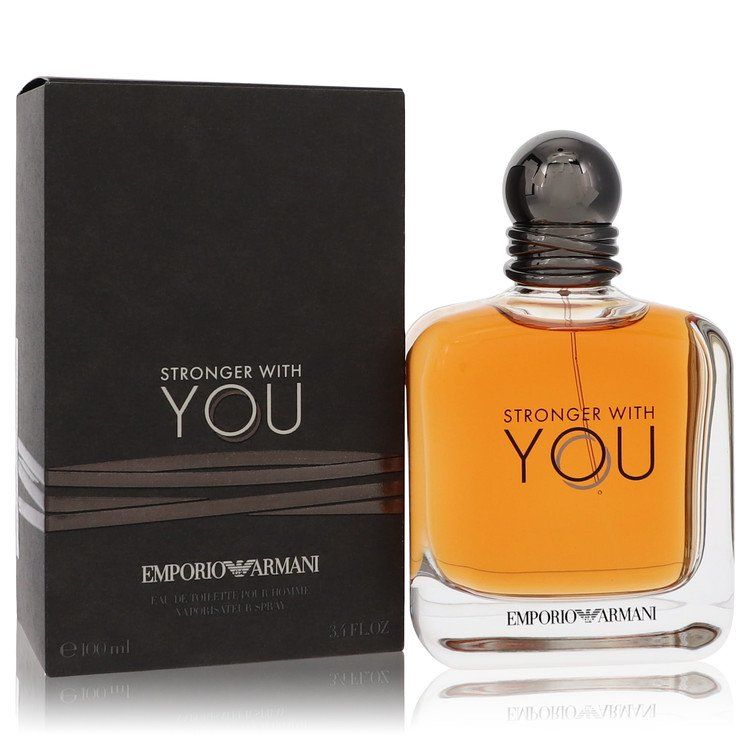 Stronger With You by Giorgio Armani Eau de Toilette for Men 3.4 oz (100 ml)