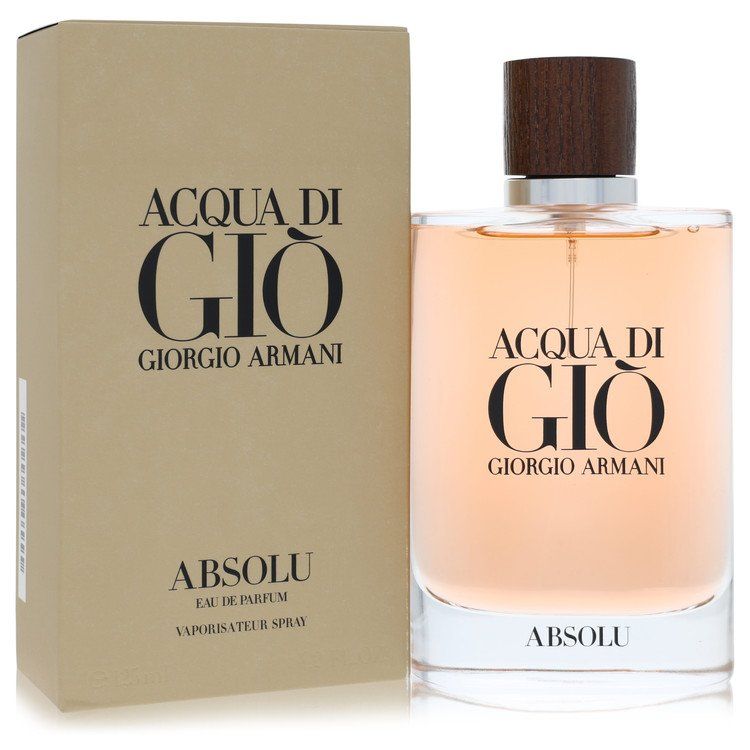 Acqua Di Gio Absolu by Giorgio Armani Eau de Parfum for Men 4.2 oz (125 ml)