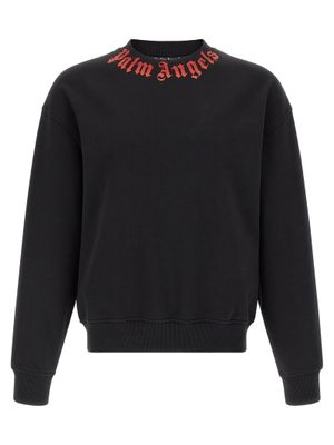 Palm Angels Neck Logo Sweatshirt