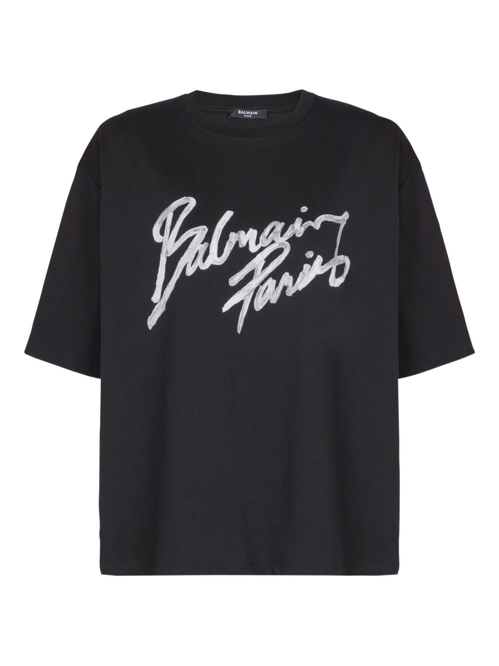 Balmain Boxy T-shirt with Brush print
