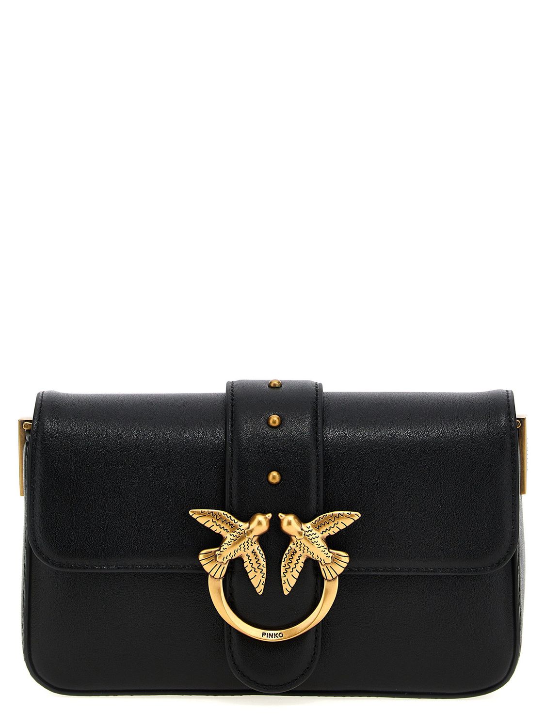 Pinko Mini Love Slouchy Shoulder Bag