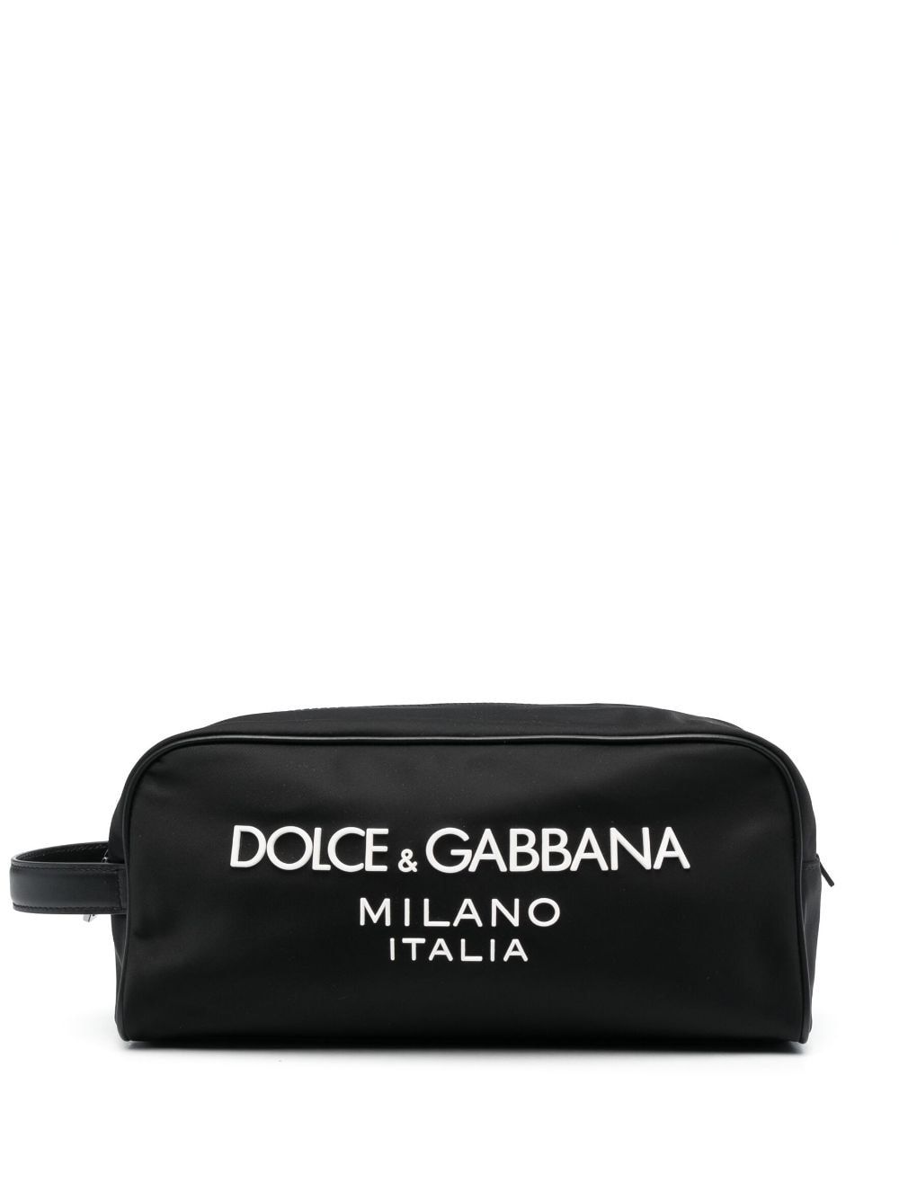 Dolce &amp; Gabbana Nylon toiletry bag with rubberized logo