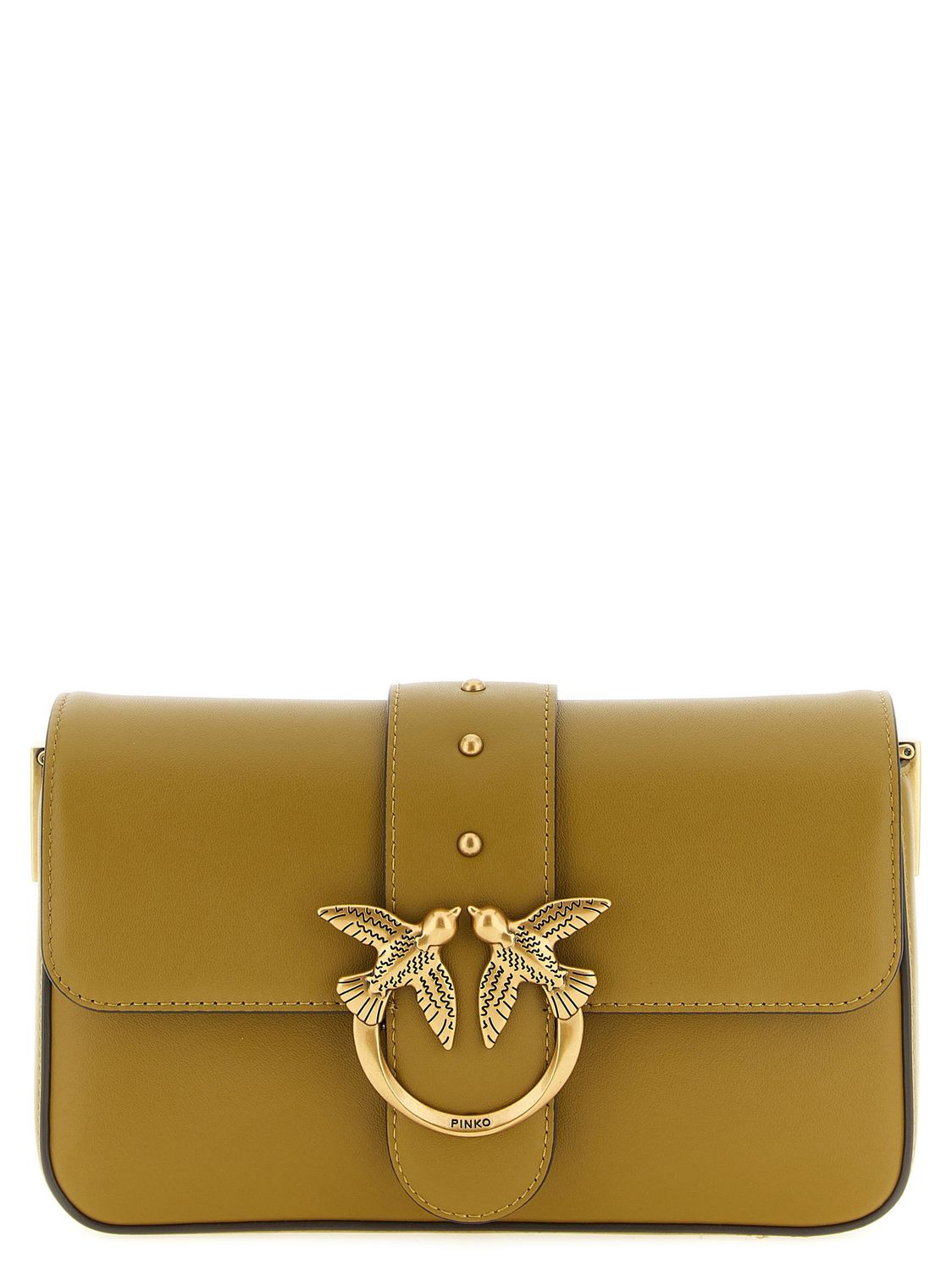 Pinko Mini Love Slouchy Shoulder Bag