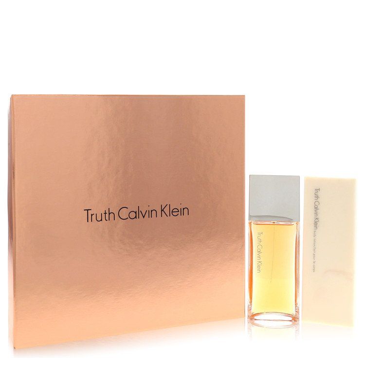 Truth by Calvin Klein Gift Set -- 1.7 oz Eau de Parfum Spray + 3.4 oz Body Lotion for Women