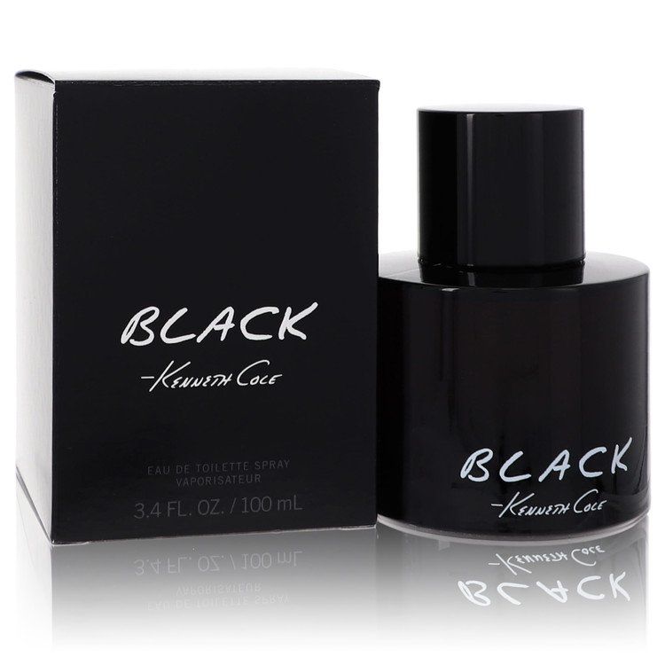 Kenneth Cole Black Gift Set -- 3.4 oz Eau de Toilette Spray + 3.4 oz After Shave Balm + 6 oz Body Spray for Men