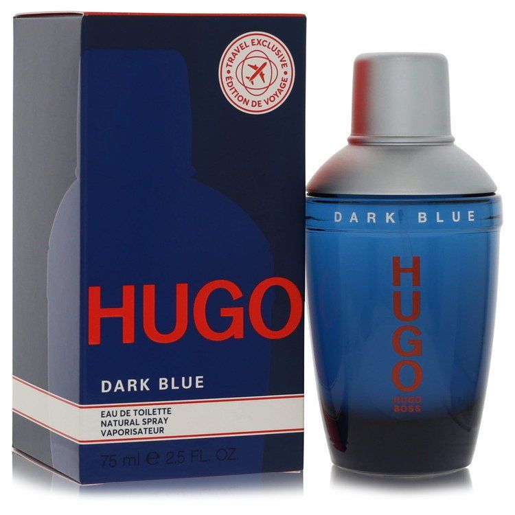 Dark Blue by Hugo Boss Eau de Toilette for Men 2.5 oz (75 ml)