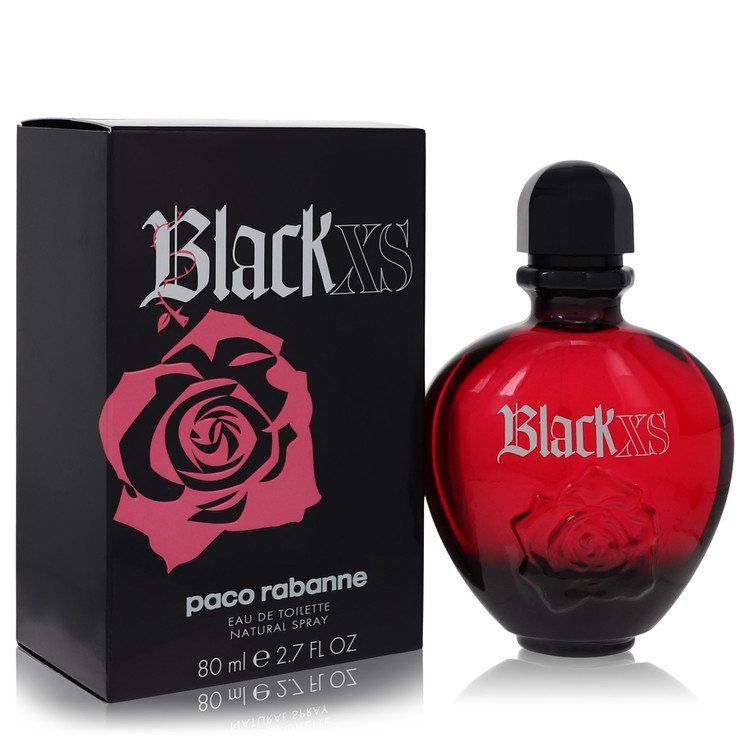 Black XS by Paco Rabanne Eau de Toilette for Women 2.7 oz (80 ml)