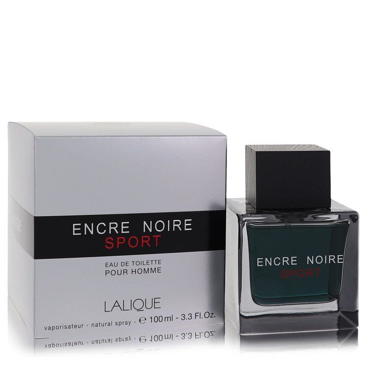 Encre Noire Sport by Lalique Eau de Toilette for Men 3.3 oz (100 ml)