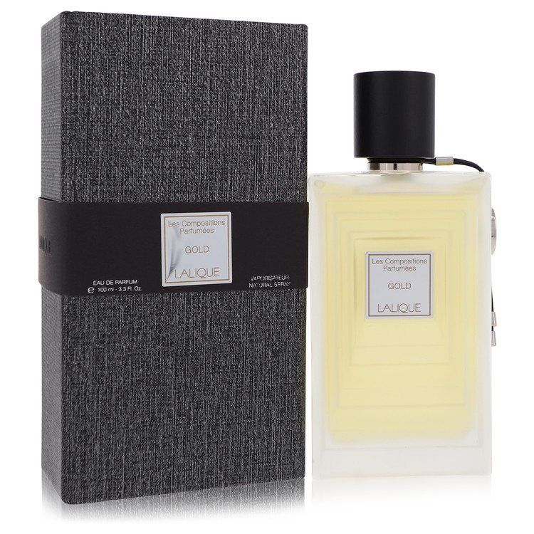 Les Compositions Parfumees Gold by Lalique Eau de Parfum for Women 3.3 oz (100 ml)